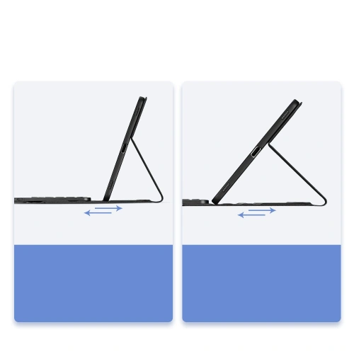 Etui Dux Ducis Touchpad Keyboard Case Bluetooth Samsung Galaxy Tab A7 10.4 2020 czarny