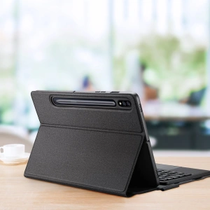 Wholesale Dux Ducis Touchpad Keyboard Case Bluetooth Samsung Galaxy Tab S8/Tab S7 black - DDS631 - {ean13} - Hurt
