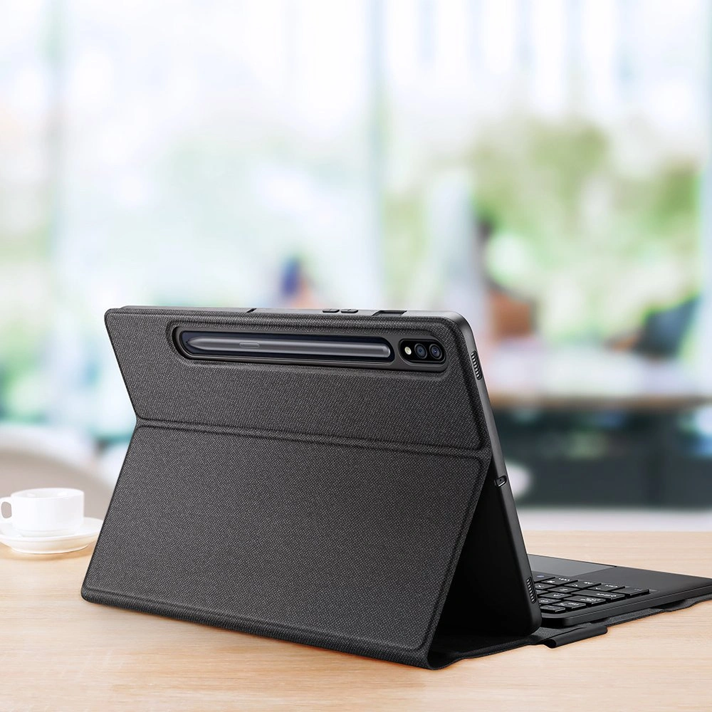 Wholesale Dux Ducis Touchpad Keyboard Case Bluetooth Samsung Galaxy Tab S8/Tab S7 black - DDS631 - {ean13} - Hurt