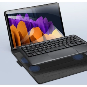 Wholesale Dux Ducis Touchpad Keyboard Case Bluetooth Samsung Galaxy Tab S8/Tab S7 black - DDS631 - {ean13} - Hurt