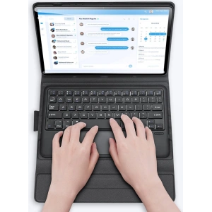 Wholesale Dux Ducis Touchpad Keyboard Case Bluetooth Samsung Galaxy Tab S8/Tab S7 black - DDS631 - {ean13} - Hurt
