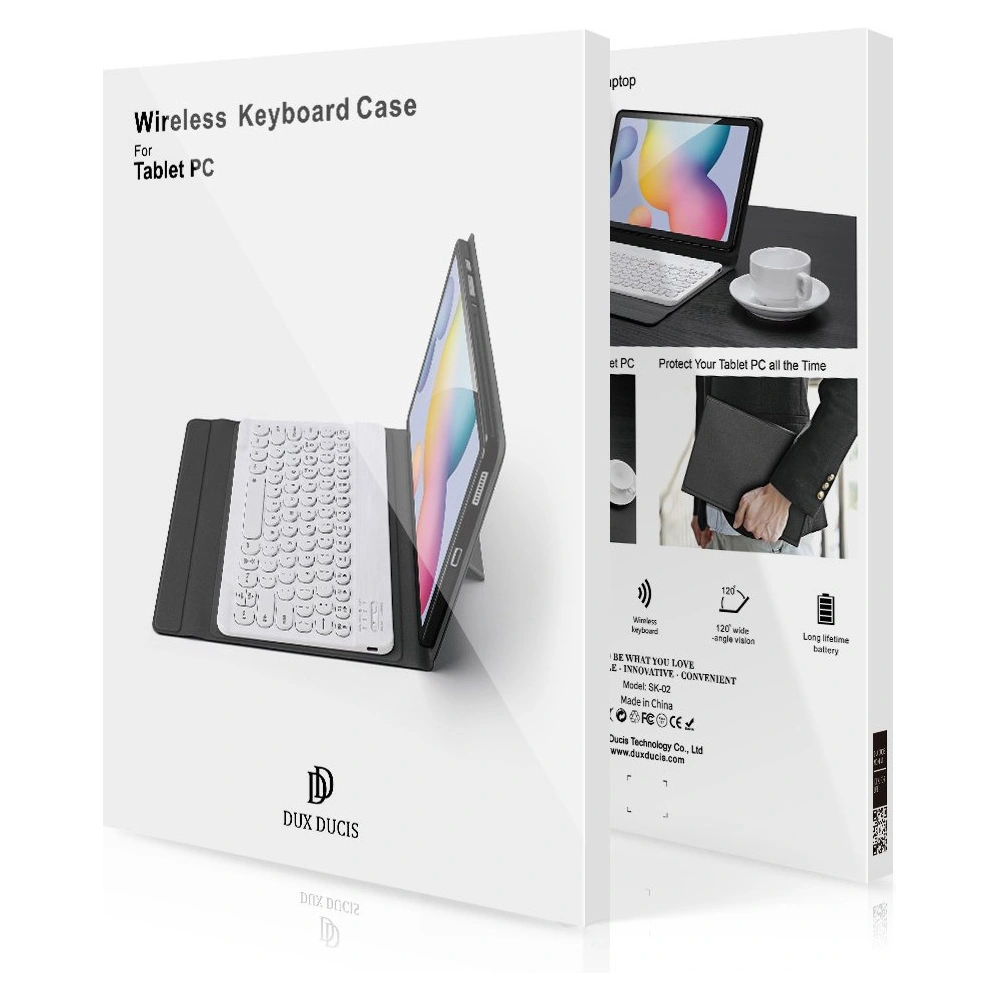 Wholesale Dux Ducis Touchpad Keyboard Case Bluetooth Samsung Galaxy Tab S8/Tab S7 black - DDS631 - {ean13} - Hurt