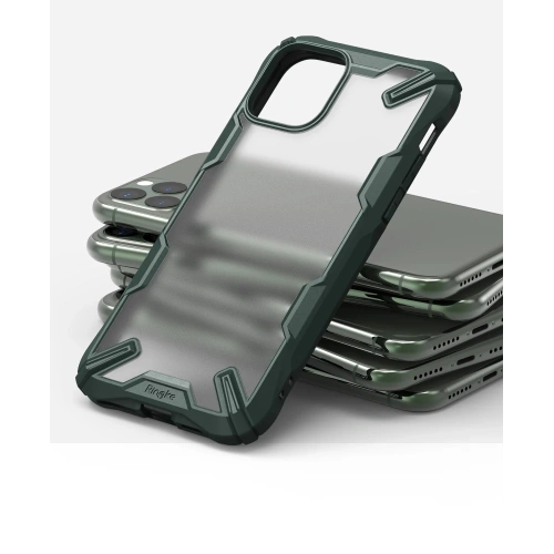 Etui Ringke Fusion-X Apple iPhone 11 Pro Matte Dark Green (wersja matowa)
