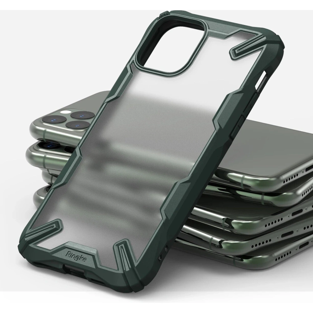 Wholesale Ringke Fusion-X Apple iPhone 11 Pro Matte Dark Green - RGK1043MGRN - {ean13} - Hurt