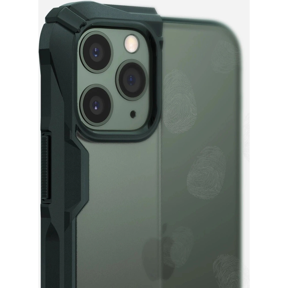 Hurtownia GSM - Etui Ringke Fusion-X Apple iPhone 11 Pro Matná tmavě zelená (matná verze) - RGK1043MGRN - {ean13} - Hurt