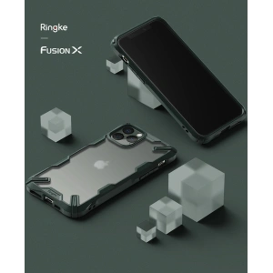 Etui Ringke Fusion-X Apple iPhone 11 Pro Matte Dark Green (wersja matowa)