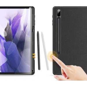 Hurtownia GSM - Dux Ducis Domo tok Samsung Galaxy Tab S8+ Plus/Tab S7+ Plus/Tab S7 FE fekete - DDS650 - {ean13} - Hurt