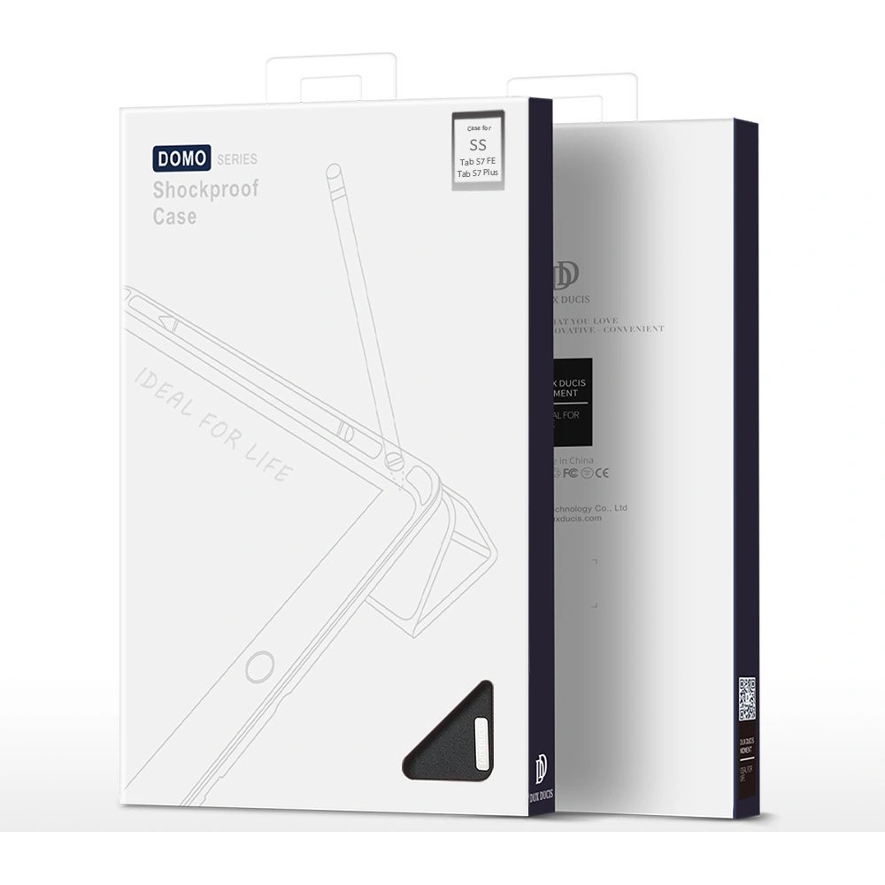 Hurtownia GSM - Dux Ducis Domo tok Samsung Galaxy Tab S8+ Plus/Tab S7+ Plus/Tab S7 FE fekete - DDS650 - {ean13} - Hurt
