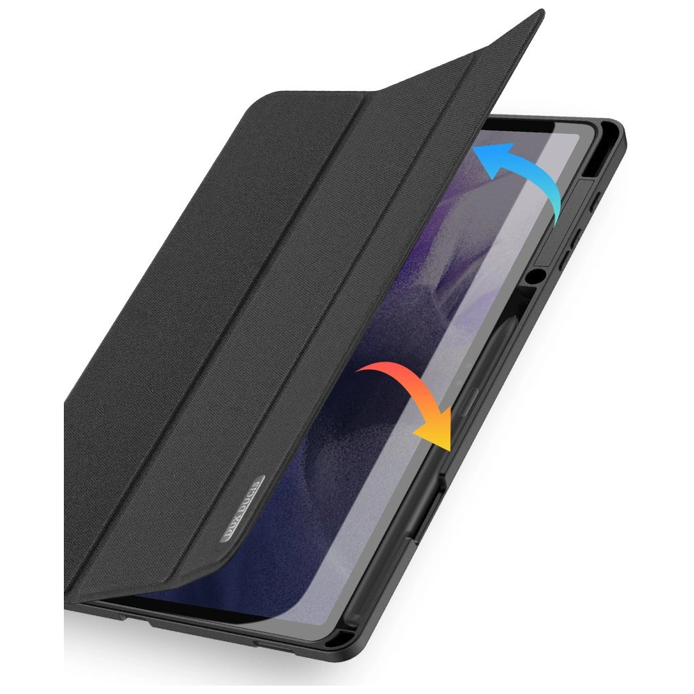 Hurtownia GSM - Etui Dux Ducis Domo Samsung Galaxy Tab S8+ Plus/Tab S7+ Plus/Tab S7 FE negru - DDS650 - {ean13} - Hurt