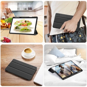 Hurtownia GSM - Dux Ducis Domo tok Samsung Galaxy Tab S8+ Plus/Tab S7+ Plus/Tab S7 FE fekete - DDS650 - {ean13} - Hurt