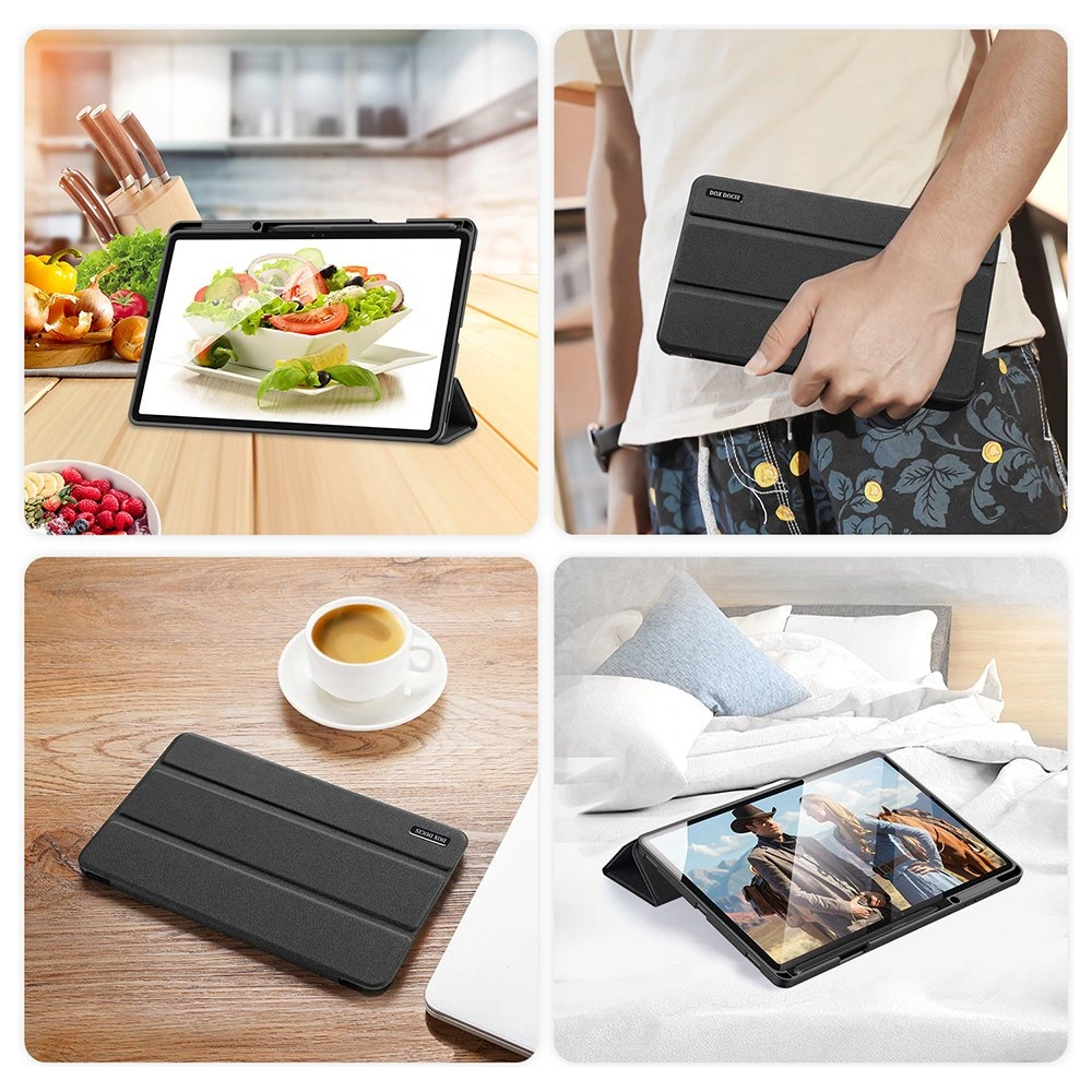 Hurtownia GSM - Etui Dux Ducis Domo Samsung Galaxy Tab S8+ Plus/Tab S7+ Plus/Tab S7 FE negru - DDS650 - {ean13} - Hurt
