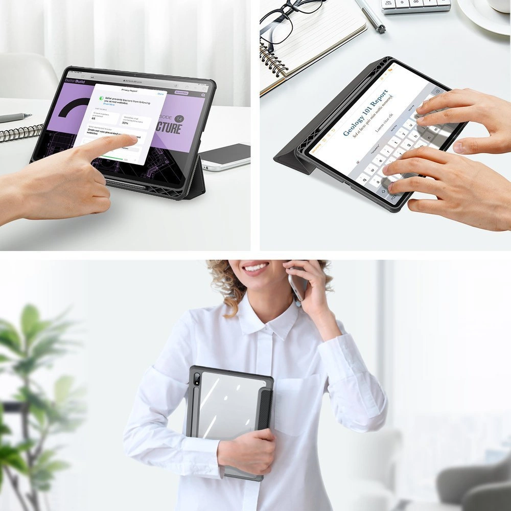 Wholesale Dux Ducis Toby Samsung Galaxy Tab S8/Tab S7 stylus holder black - DDS651 - {ean13} - Hurt