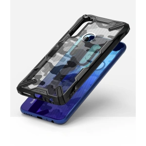 Etui Ringke Fusion-X Design Redmi Note 8 Camo (Moro) Černé
