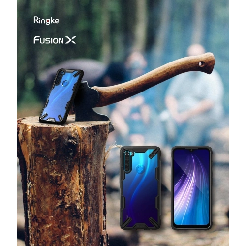 Etui Ringke Fusion-X Redmi Note 8 Black