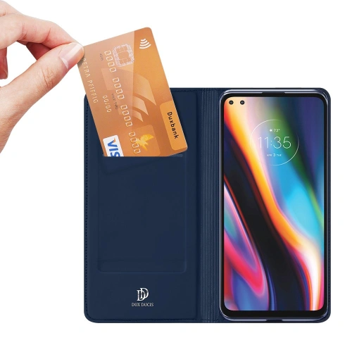 Etui Dux Ducis Skin Pro Motorola Moto G 5G Plus niebieski