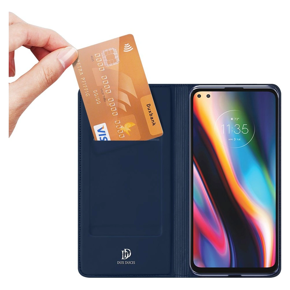 Hurtownia GSM - Dux Ducis Skin Pro Motorola Moto G 5G Plus kék tok - DDS671 - {ean13} - Hurt