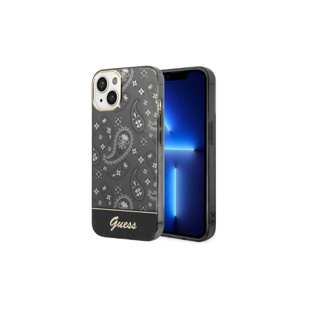 Hurtownia GSM - Etui Guess GUHCP14SHGBNHK Apple iPhone 14 černý/black hardcase Bandana Paisley - GUHCP14SHGBNHK - {ean13} - Hurt