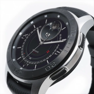 Acoperire pentru tachimetru Ringke Samsung Galaxy Gear S3/Watch 46mm oțel inoxidabil negru GW-46-18