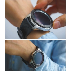 Nakładka na tachymetr Ringke Samsung Galaxy Gear S3/Watch 46mm stal nierdzewna czarna GW-46-18