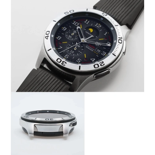 Nakładka na tachymetr Ringke Samsung Galaxy Gear S3/Watch 46mm stal nierdzewna srebrna GW-46-16