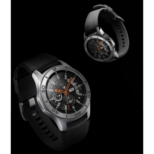 Nakładka na tachymetr Ringke Samsung Galaxy Gear S3/Watch 46mm stal nierdzewna srebrna GW-46-16