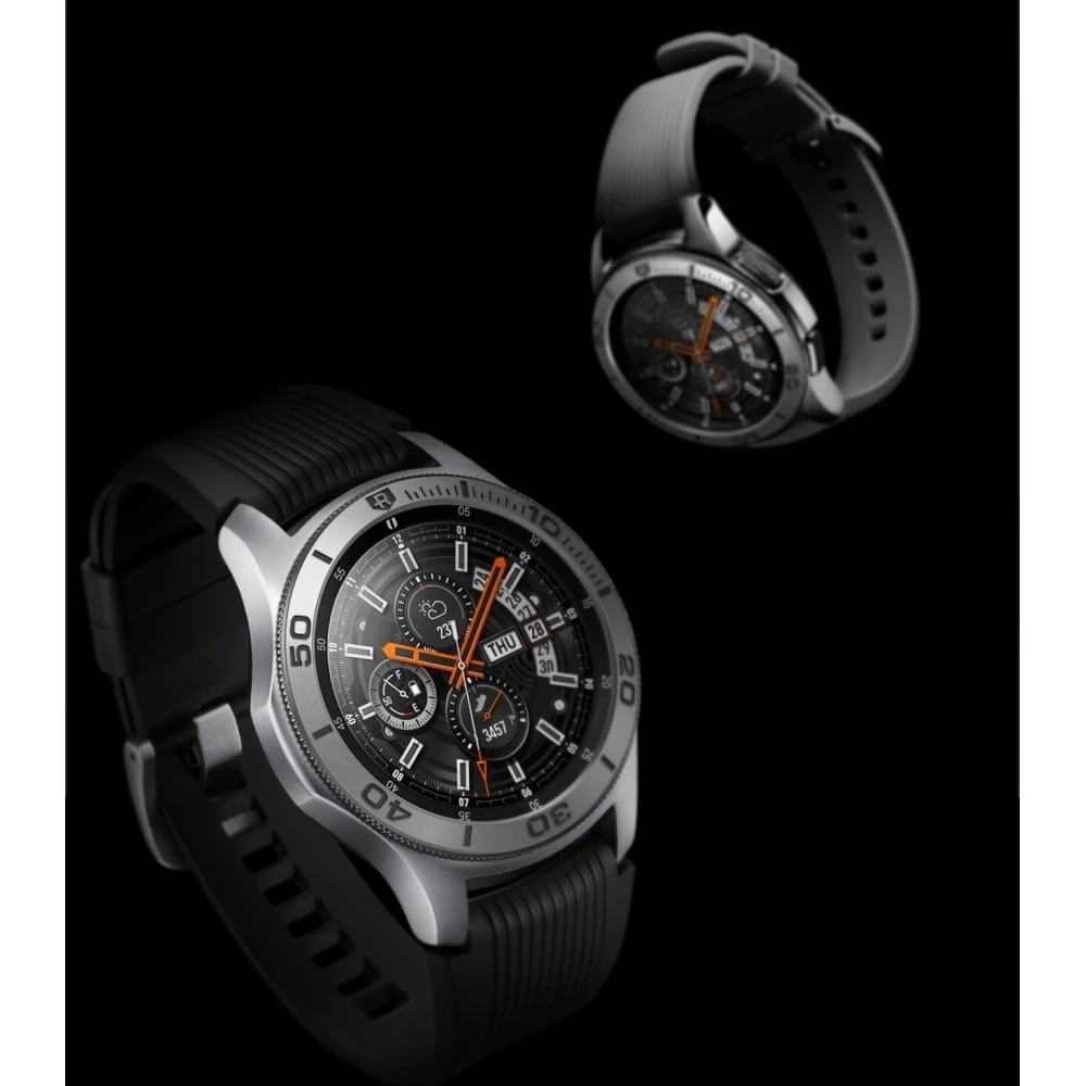 Hurtownia GSM - Náhradní kryt na tachymetr Ringke Samsung Galaxy Gear S3/Watch 46mm nerezová ocel stříbrná GW-46-16 - RGK1051SSLV - {ean13} - Hurt