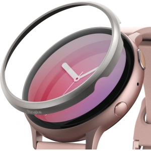Nakładka Ringke Bezel Styling Samsung Galaxy Watch Active 2 44mm stal nierdzewna srebrny GWA2-44-09