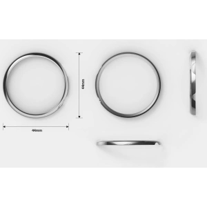 Nakładka Ringke Bezel Styling Samsung Galaxy Watch Active 2 44mm stal nierdzewna srebrny GWA2-44-09