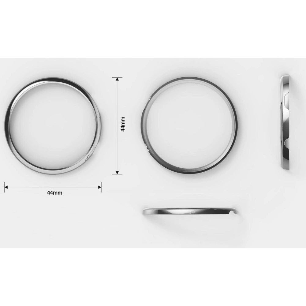 Wholesale Ringke Bezel Styling Samsung Galaxy Watch Active 2 44mm Stainless Silver GWA2-44-09 - RGK1055SSLV - {ean13} - Hurt