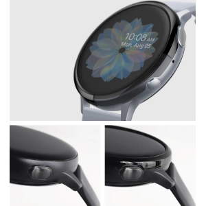 Nakładka Ringke Bezel Styling Samsung Galaxy Watch Active 2 44mm stal nierdzewna czarna połysk GWA2-44-03