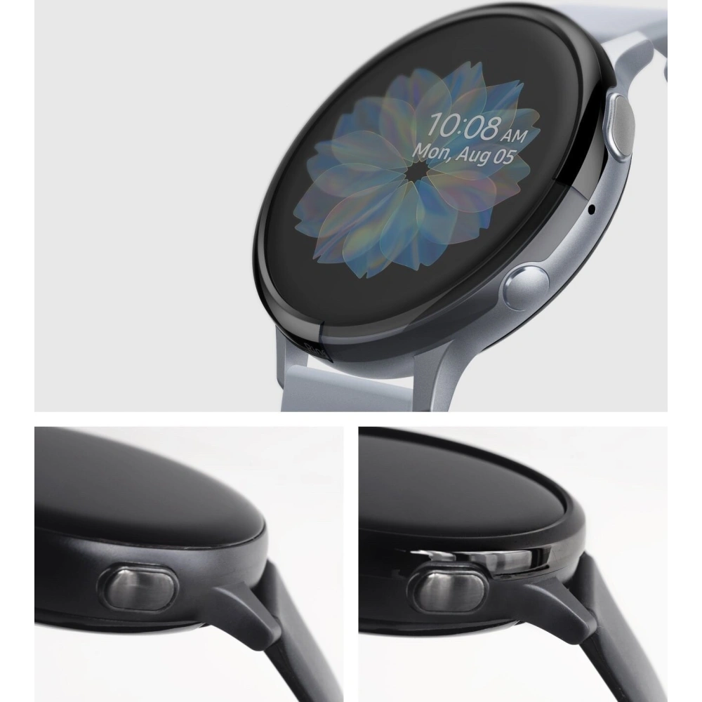 Hurtownia GSM - Nakládka Ringke Bezel Styling Samsung Galaxy Watch Active 2 44mm nerezová ocel černý lesk GWA2-44-03 - RGK1054SGBLK - {ean13} - Hurt