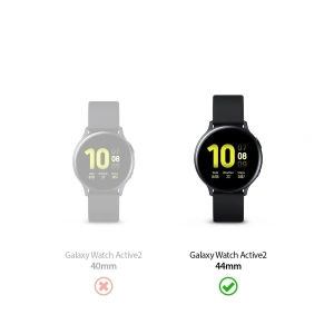 Überzug Ringke Bezel Styling Samsung Galaxy Watch Active 2 44mm Edelstahl silber glänzend GWA2-44-01