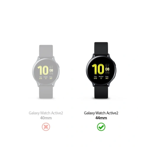 Nakładka Ringke Bezel Styling Samsung Galaxy Watch Active 2 44mm stal nierdzewna srebrny połysk GWA2-44-01