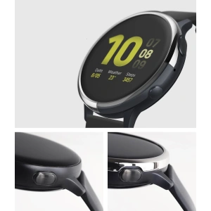 Nakładka Ringke Bezel Styling Samsung Galaxy Watch Active 2 44mm stal nierdzewna srebrny połysk GWA2-44-01