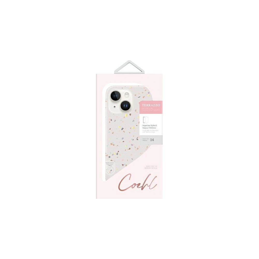 Hurtownia GSM - Etui UNIQ Coehl Terrazzo Apple iPhone 14 piaskowy/sandstone - UNIQ812 - {ean13} - Hurt