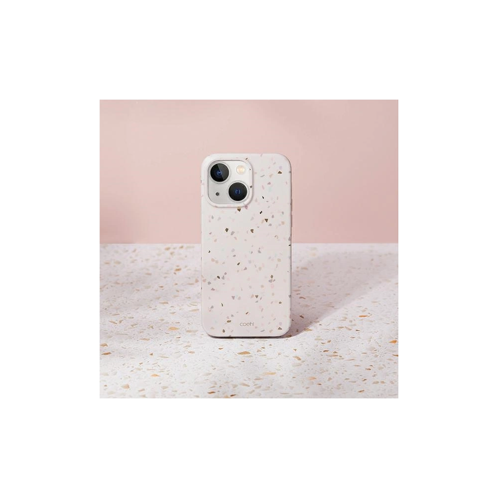 Hurtownia GSM - Etui UNIQ Coehl Terrazzo Apple iPhone 14 piaskowy/sandstone - UNIQ812 - {ean13} - Hurt