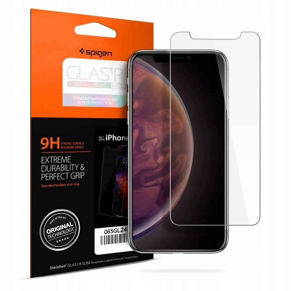 Hurtownia GSM - Spigen Sticlă temperată GLAS.tR Slim Case Friendly iPhone 11/iPhone XR Transparent - SPN489CL - {ean13} - Hurt