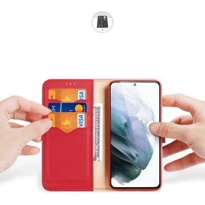 Hurtownia GSM - Etui Dux Ducis Hivo Samsung Galaxy S21 FE červené - DDS715 - {ean13} - Hurt