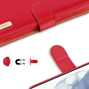 Hurtownia GSM - Etui Dux Ducis Hivo Samsung Galaxy S21 FE roșu - DDS715 - {ean13} - Hurt