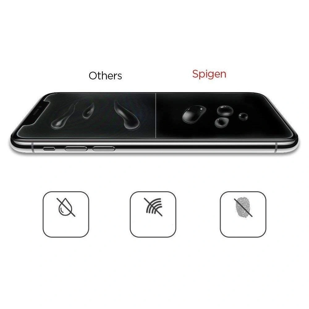 Hurtownia GSM - Spigen Sticlă temperată GLAS.tR Slim Case Friendly iPhone 11/iPhone XR Transparent - SPN489CL - {ean13} - Hurt