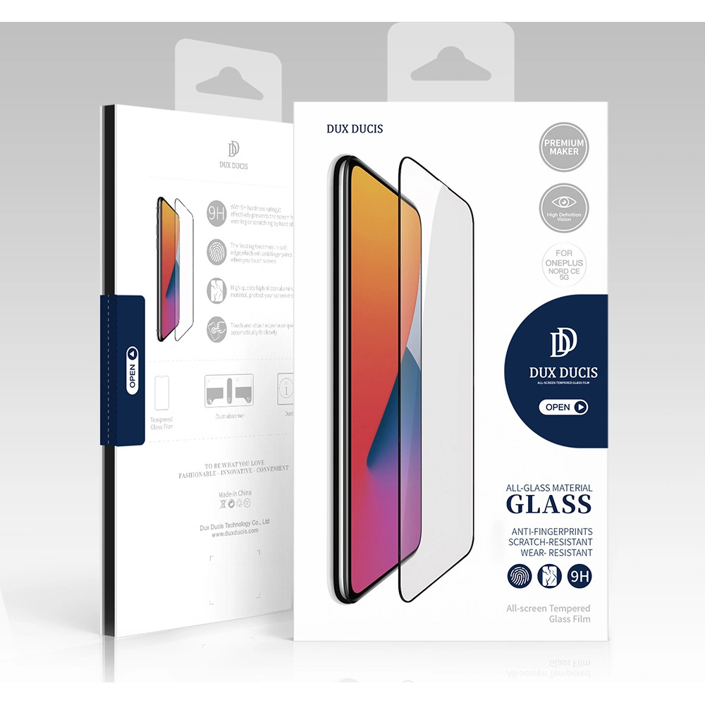Hurtownia GSM - Sticlă securizată Dux Ducis 9D Sticlă Temperată OnePlus Nord CE 5G transparentă (compatibilă cu carcasa) - DDS716 - {ean13} - Hurt