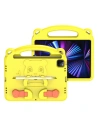 Case Dux Ducis Panda für Apple iPad Air 10.9 2020/2022 (4. und 5. Generation) / iPad Pro 11 2018/2020/2021 (1., 2. und 3. Generation) / iPad Air 11 2024 (6. Generation) mit Stifthalter gelb