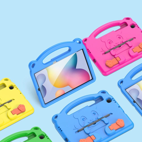 Etui Dux Ducis Panda Samsung Galaxy Tab S6 Lite z miejscem na rysik niebieski