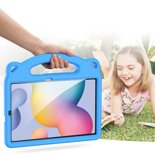Etui Dux Ducis Panda Samsung Galaxy Tab S6 Lite z miejscem na rysik niebieski