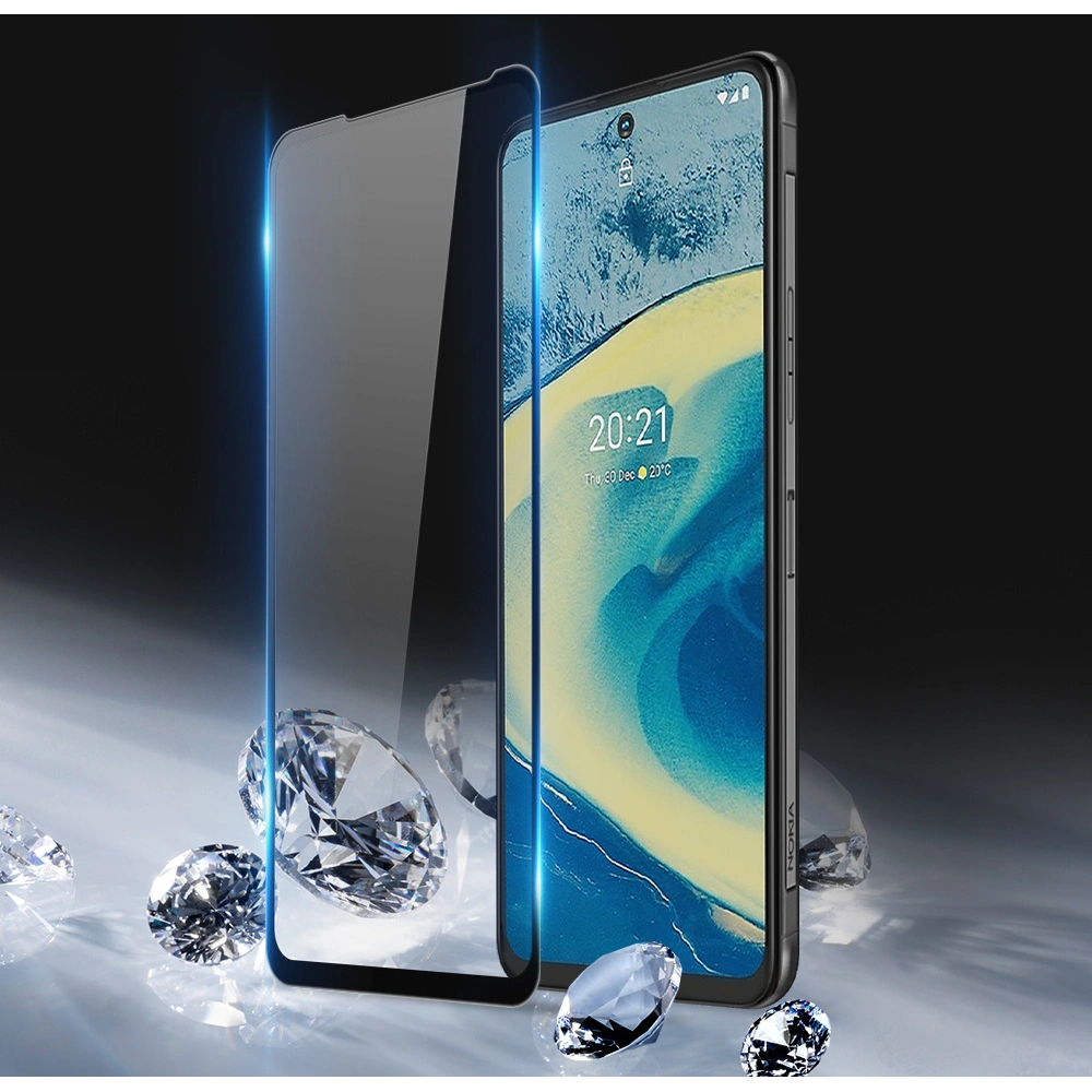 Sticlă călită Dux Ducis 10D Sticlă Temperată Nokia XR20 neagră (compatibilă cu husele)