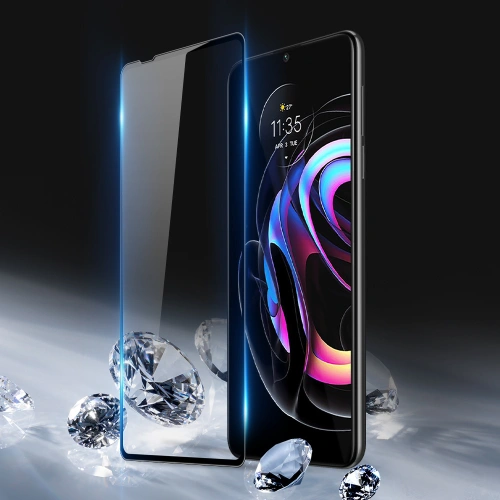 Szkło hartowane Dux Ducis 10D Tempered Glass Motorola Moto Edge 20 Pro czarny (case friendly)