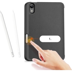 Hurtownia GSM - Dux Ducis Domo Apple iPad mini 2021 (6. generációs) / iPad mini 8.3" 2024 7gen fekete tok - DDS734 - {ean13} - Hurt