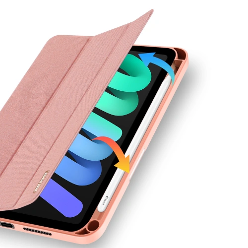 Etui Dux Ducis Domo Apple iPad mini 2021 (6. generacji) / iPad mini 8.3" 2024 (7. generacji) różowy