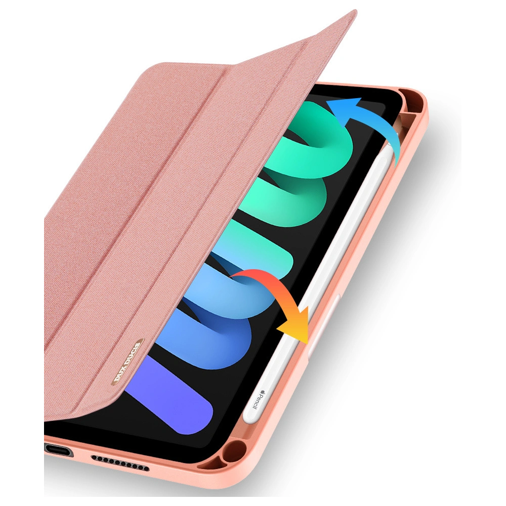 Hurtownia GSM - Dux Ducis Domo tok Apple iPad mini 2021 (6. generációs) / iPad mini 8.3" 2024 7gen rózsaszín - DDS736 - {ean13} - Hurt