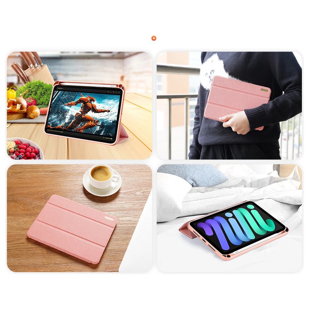 Hurtownia GSM - Dux Ducis Domo tok Apple iPad mini 2021 (6. generációs) / iPad mini 8.3" 2024 7gen rózsaszín - DDS736 - {ean13} - Hurt